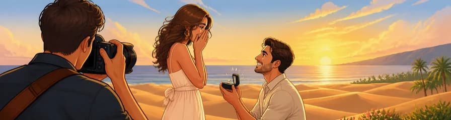 Sesión fotográfica para tu propuesta de matrimonio en Gran Canaria