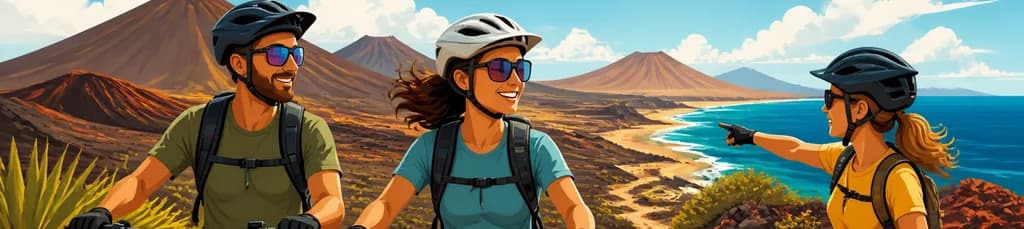 Recorrido en bicicleta eléctrica "Fat Bike" por Costa Calma, con recogida en Jandía, Esquinzo y Morro Jable