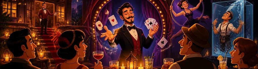 Espectáculo de Magia en la Casa de la Ilusión con Bebidas Incluidas