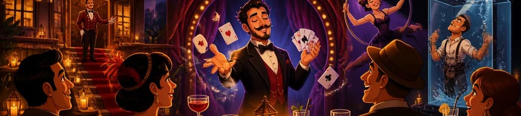 Espectáculo de Magia en la Casa de la Ilusión con Bebidas Incluidas