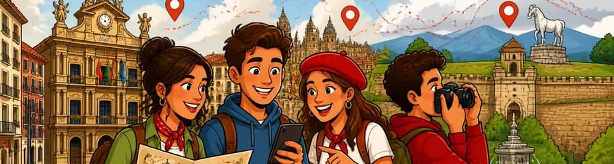 Descubre Pamplona: Tour autoguiado a pie con búsqueda del tesoro y exploración de la ciudad