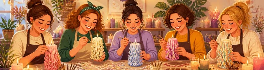 Crea tu propia luz: Taller de Velas Talladas en Artland Manualidades & Hobbys Madrid