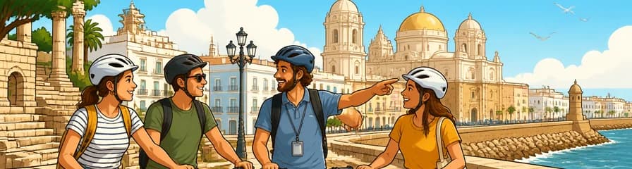 Recorrido ciclista por Cádiz ideado para grupos reducidos