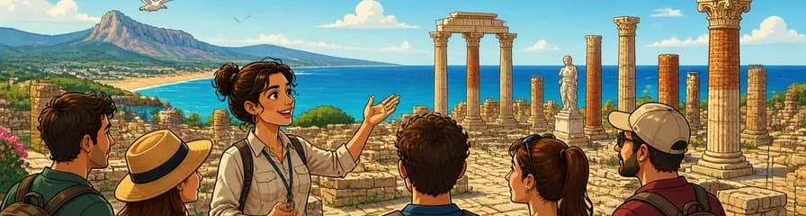 Visita guiada por las ruinas romanas frente al mar en Tarifa (Cádiz)