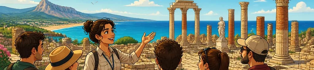 Visita guiada por las ruinas romanas frente al mar en Tarifa (Cádiz)
