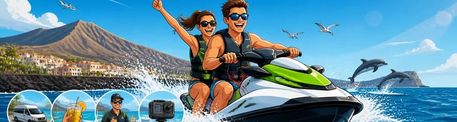 Aventura en moto de agua con Flash Jet Ski en Las Galletas, Tenerife
