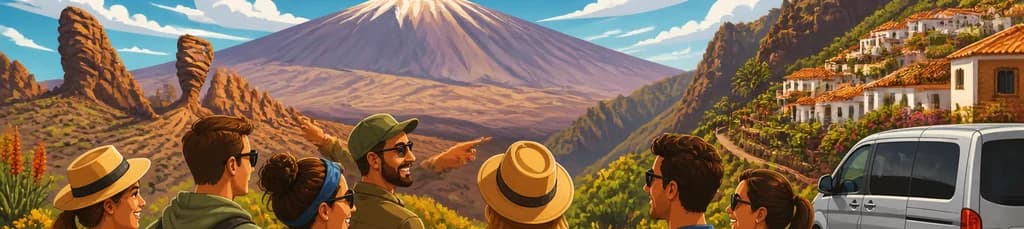 Descubre Masca y el Teide en una exclusiva excursión de día completo desde el sur de Tenerife