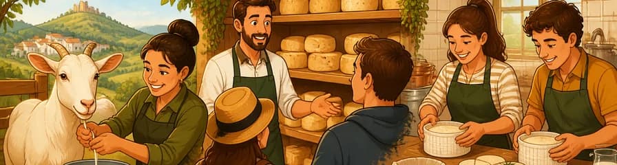 Experiencia en Aracena: Visita a una Quesería y Taller de Elaboración de Queso de Cabra