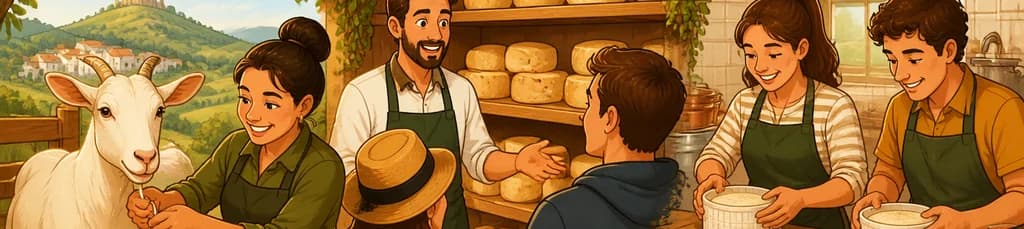 Experiencia en Aracena: Visita a una Quesería y Taller de Elaboración de Queso de Cabra