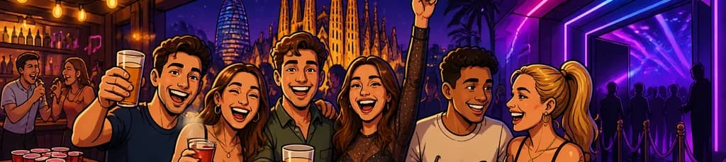 Ruta de bares por Barcelona y acceso VIP a discotecas – Todas las noches
