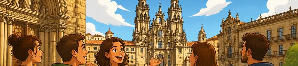 Recorrido privado de diez horas a Santiago de Compostela con salida desde Oporto