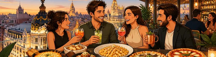 Experiencia gourmet en la novena planta del Pestana CR7 Gran Vía