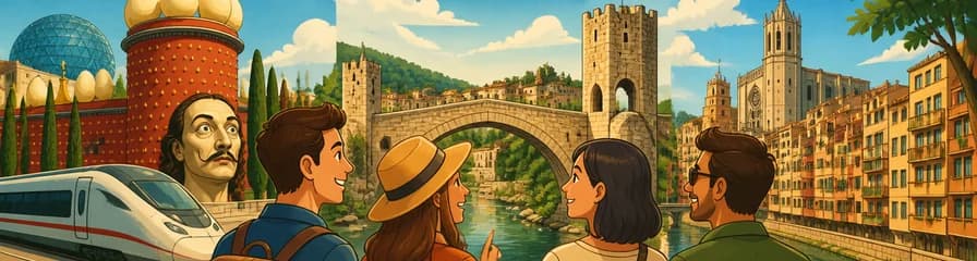 Viaje privado exclusivo desde Barcelona: Museo Dalí, Besalú y Girona