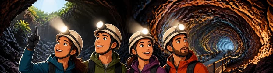 Expedición de Espeleología en el Tubo Volcánico de la Cueva de Las Palomas en La Palma