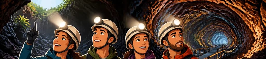 Expedición de Espeleología en el Tubo Volcánico de la Cueva de Las Palomas en La Palma