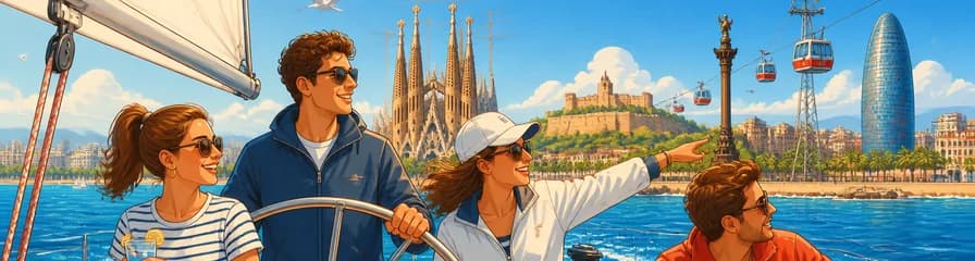 Experiencia de Navegación por la Costa de Barcelona