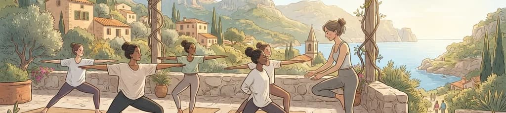 Sesión de Yoga Matinal en Deià