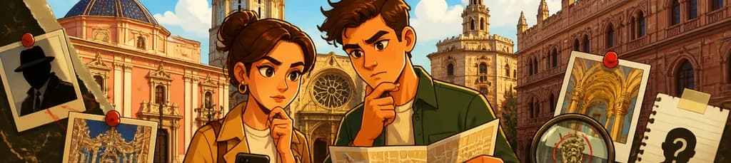 Juego de detectives autoguiado: un misterio de asesinato por las calles de Valencia