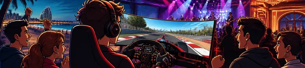 Experimenta la emoción de un simulador de carreras de coches en el Casino Barcelona