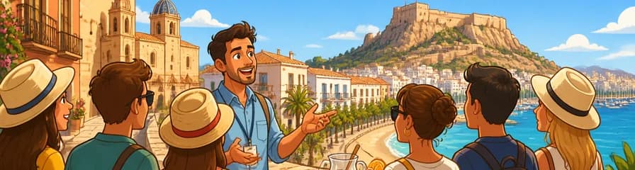Recorrido a pie privado por la costa de Alicante