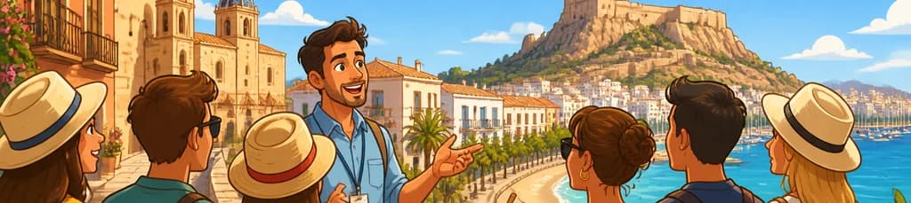 Recorrido a pie privado por la costa de Alicante