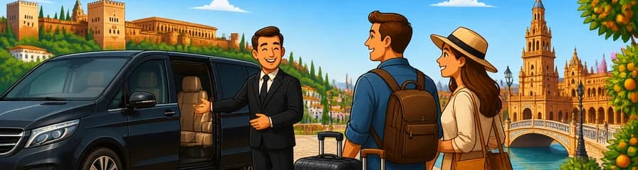 Servicio de Traslado Privado desde Hoteles de Granada hasta Sevilla