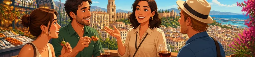 Recorrido culinario privado a pie por Málaga