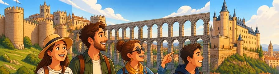 Aventura cultural de un día: Segovia y Ávila desde Madrid, con visita al Alcázar y almuerzo