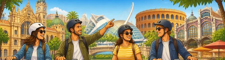 Recorrido turístico por Valencia en scooter eléctrico con Scoot 'n See