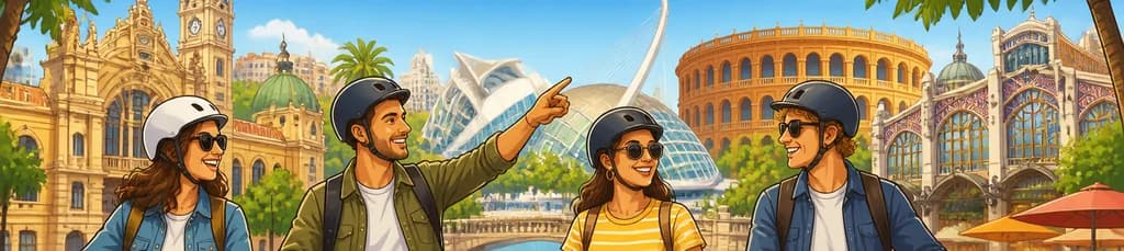 Recorrido turístico por Valencia en scooter eléctrico con Scoot 'n See