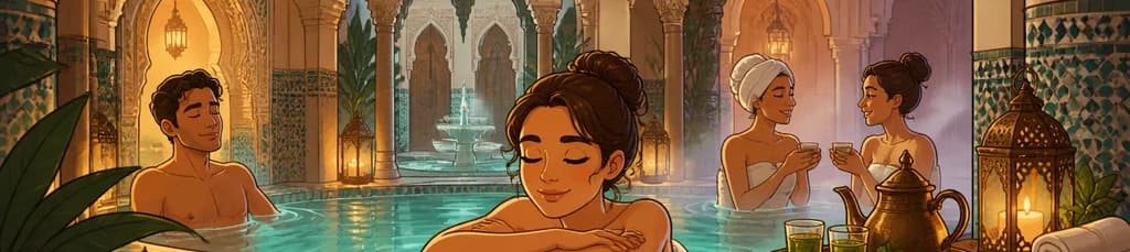 Vive la experiencia de los baños árabes en Hammam Al Ándalus de Málaga