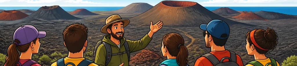 Descubre el Parque Natural de Los Volcanes de Lanzarote en una caminata guiada de tres horas