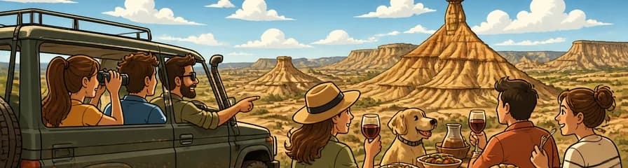 Exploración en 4x4 por Tudela, el Gran Desierto Europeo, con Almuerzo Local Genuino