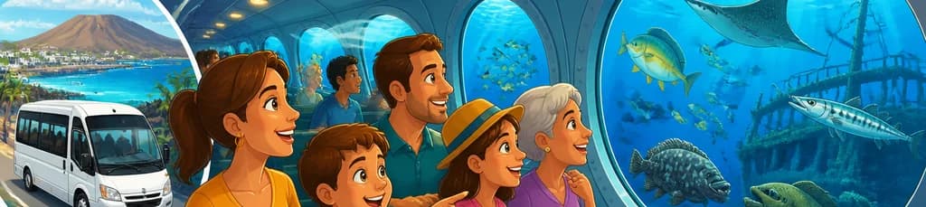 Exploración submarina con Submarine Safaris: servicio de recogida desde Playa Blanca