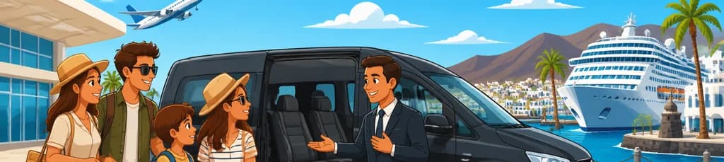 Servicio de Traslado Privado del Aeropuerto de Lanzarote (ACE) al Puerto de Arrecife