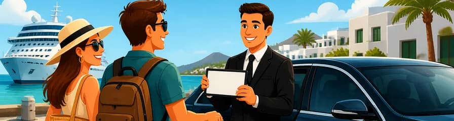 Servicio de traslado privado: del puerto de cruceros de Arrecife a hoteles en Arrecife