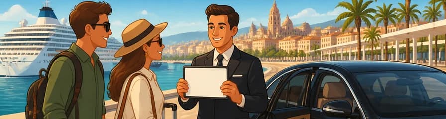 Servicio de traslado privado: del puerto de cruceros a los hoteles de Málaga