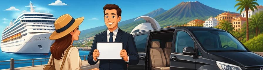 Servicio de traslado privado desde el puerto de cruceros de Santa Cruz de Tenerife a cualquier punto de Tenerife