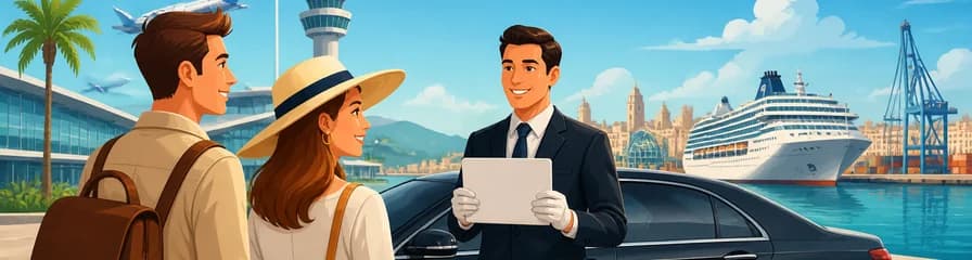 Servicio de traslado privado: del Aeropuerto de Valencia (VLC) al Puerto de Valencia