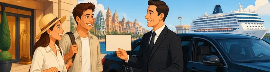 Servicio de traslado privado: de hoteles de Valencia al puerto de cruceros de Valencia