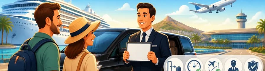 Servicio de traslado privado desde el Puerto de Gran Canaria al Aeropuerto de Gran Canaria (LPA)