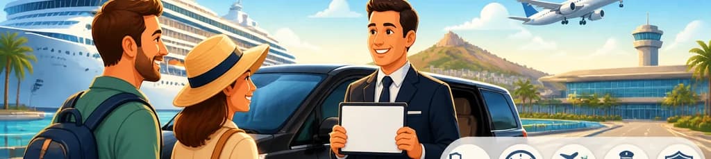 Servicio de traslado privado desde el Puerto de Gran Canaria al Aeropuerto de Gran Canaria (LPA)
