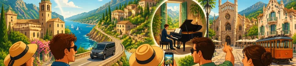Descubre Valldemossa, Deià y Sóller en una excursión privada desde Palma