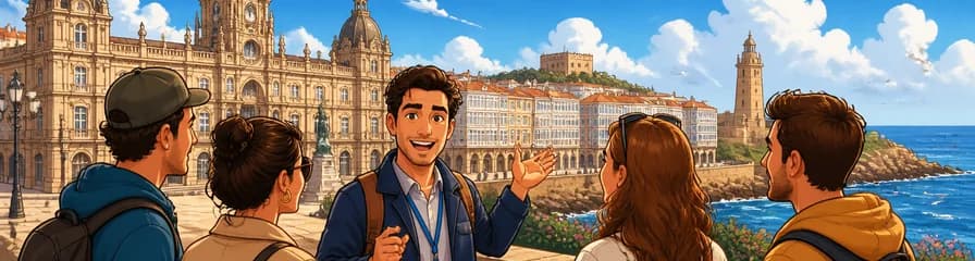 Recorrido Guiado a Pie Privado por el Casco Histórico de A Coruña