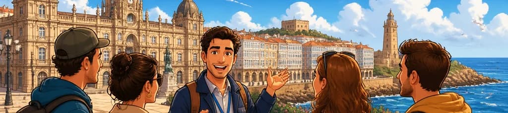 Recorrido Guiado a Pie Privado por el Casco Histórico de A Coruña