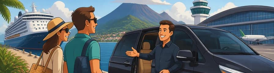 Servicio de Traslado Privado desde el Puerto de Cruceros de La Palma hasta el Aeropuerto de La Palma (SPC)