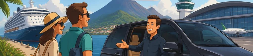 Servicio de Traslado Privado desde el Puerto de Cruceros de La Palma hasta el Aeropuerto de La Palma (SPC)
