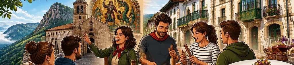 Experiencia en el Santuario de San Miguel, Clase de Txalaparta y Comida Gourmet