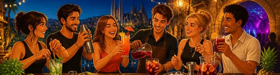 Taller de coctelería y velada VIP en Barcelona