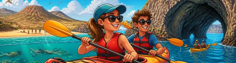Travesía guiada en kayak por Gran Canaria